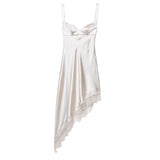 New Fashion Temperament Lace Silk Texture Dress