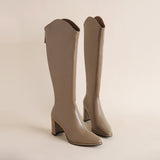 Boots Girl 2025 New Fashion French Vintage Vintage Vintage Skinny Boots High