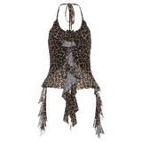 Zingj Summer New Women's Hot Girls Slim Street Fashion Hanging Neck Sexy Back Vest Woman-Outfit