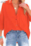 Spring Green Button Up Shirts Women Cotton Long Sleeve Blouses Korean Office Lady Blouse Summer Basic White Blue Tops