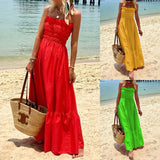 Spot Spring 2025 New Ladies Fashion Strapless Bohemian Holiday