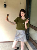 Price Does Not Return] Xixi Autumn Temperament High Waist Half-Body Skirt A Word Ass Short Skirt