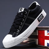 The Autumn Of 2025, The New Men's Shoes Korean Fashion Trend Is Full Of Men's Leisure Canvas Shoes Comfortable Breathable Flat