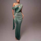 Women's New Sexy Sleeveless Breast-Buttered Bow Repair Fishtail