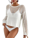 Beachwear Knitted Long-Sleeved Bikini