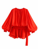 Women's Clothing Explosion Pure Lust Wind To The Waist Irregular Pendulum Dress +
