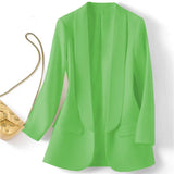 Zingj East Hot Style Spring And Autumn Temperament Commuting Solid Color Lapel Long Sleeve Small Suit Korean Version Coat