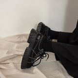 Chunky College Sneakers-Outfit