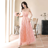 Dress Female Banquet Temperament Long Can Usually Wear A Small Black Dress Dress Banquet
