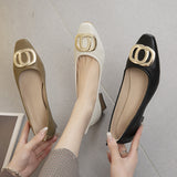 Temperament French Way Spring And Autumn New Professional Work Shoes Temperament Fairy Casual Single Shoes Women's