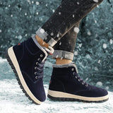 Men's Shoes Winter Plus Thick Snow Boots Trend High Help Martin Boots Men's Cotton Shoes Warm Casual