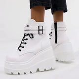 Zingj New Platform Base Colorful High Help Casual Women's Shoes Large Size Women's