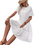 Fashion New Wish Hot Sale Solid Cotton Embroidery Lace Hollow