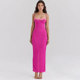 Women's Summer New Mid-Length Dress Lace Lace Wrapping Skirt Dress Sexy Dress