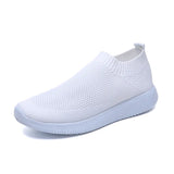Size Women's Shoes Small White Shoes Women's Mesh Breathable Sports Shoes Summer Running Socks Shoes 46