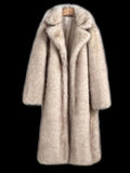 Fur Coat Plus Long Women's Imitation Fox Fur Coat Two-Color Coat To Keep Warm Winter Fur