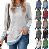 Zingj / Winter 2023 New Round Collar Color Pocket Long Sleeve Loose Jacket-Outfit