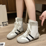Gaode Training Shoes Women In The Summer Of 2025 New Mesh Breathable Martin Boots Casual High-Top Short Boots