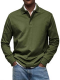 New Men's Casual Long-Sleeved Button-Down