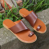 Summer Cool Slippers Women's Large-Size Coated Toes Wearing Casual Beach