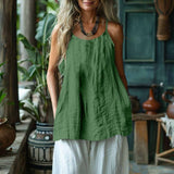 Shein Temu Cotton Leprosy Sling Vest New