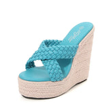 Zingj Slope Slippers Hate Sky High 15CM Textile