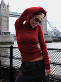 And Winter New Hooded Tight Coats Fashion Simple Jacket Sweater Women Loose Solid Color