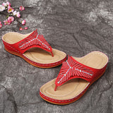 New Slippers Women's Summer Sleeve Sandals Large Thick Soles Of The Foot Cold