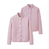 Women's Clothing In The Autumn Of 2025 New Street Fashion Wears Printed Cotton Jackets On Both