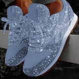 2025 New Loose Cake Lily Casual Shoes Breathable Water Drill Thick-Soled Sports