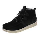 Sneakers Tuxedo With Canvas Shoes Large Flat Soles Single