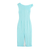 New Styling Asymmetrical Flute Dress