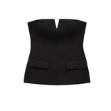 Women's Clothing INS Net Red Explosion Without Shoulder Strap Short Thoracic