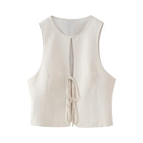 New Lace-Up Waistcoat 4749772 Straight Skirt 5427436