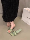 Slope And High-Heever Slippers Women Summer Wear 2025 New Dress Fairy Wind Coarse And Cold