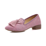 Zingj Grain Sole, Pointed Shoes Single Square Heel Fashionable Low Heel Embroidered Cloth Shoes, Retro Plate Buckle Embroidered Cloth Shoes Women's