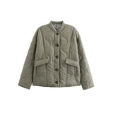 Women's Exploding Quilt Button Cotton Suit Fashion Comfortable Retro Casual Jacket