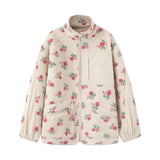 New Fashion Temperament Women's Lamb Velvet Flower