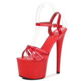 Zingj Leather Sandals Special High Heels Heel Sexy Black Waterproof Platform Hate Day Superb High Slippers Female