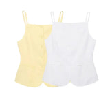 Women's Explosive Buckle Vest Top + Shorts