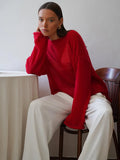 Spring And Summer New Hollow Sweater Women Wind Soft Loose Knitted Long-Sleeved Clothing