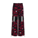 Camouflage Bumpy Hop BF Trousers New Personality Women's Hottie Loose Casual