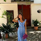 Women's Clothing Explosion Heavy Industry Embroidery Cascade Decoration Fan Flute Dress Fashion Short