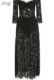 Y2K Hollow Lace up Elegant Maxi Dresses Women 2023 Summer Fairy Grunge Long Prom Dress Mujer Vestidos Birthday