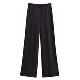 Women's INS Explosion Fashion Casual Round Collar Blouse + Casual Pants