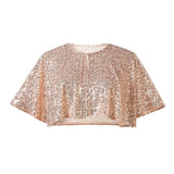 1920s Flapper Shawl Sequin Beaded Short Cape Beaded Decoration Gatsby Party Mesh Short Cover Up Dress