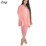 Two Piece Sets Women Summer Casual Loose Pullover Top And Pants Set Plus Clothing Matching Set