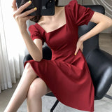 Zingj 2024 Summer New Ins Tea Break Skirt Temperament A Word To Get Over The Knee Long Hepburn Wind Fat Mm Little Black