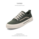 Flash-Step Autumn New Men's Shoes Korean Version Of The Trend Minimalist Casual Cloth Shoes Flat With Comfortable Board Shoes