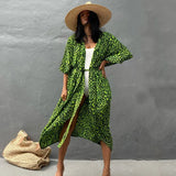 Beach Cover Ups for Swimwear Women Blouse Black Tie Dye Swimsuit Cape Casual Loose 2023Beachwear Outfits